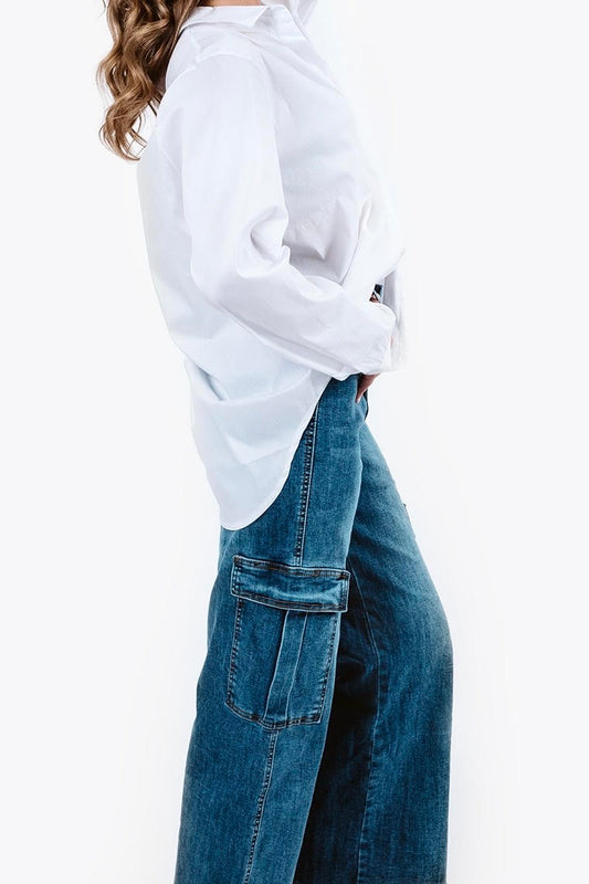 Denim Pants with pockets